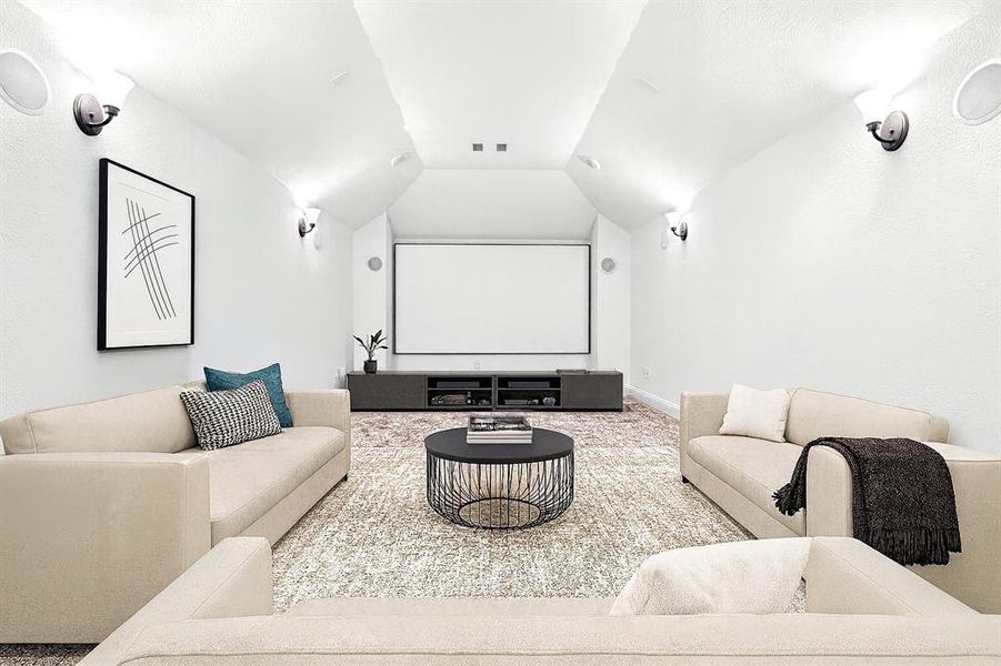Furnished interior view inside a new home in Sandbrock Ranch, Aubrey (Image 31).