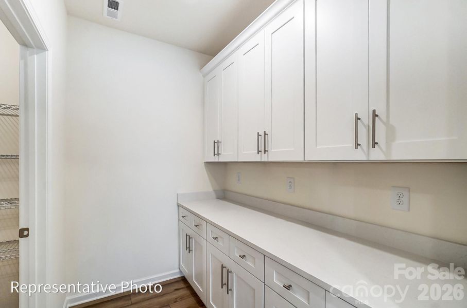 Furnished interior view inside a new home in Enclave at Riverdale, Huntersville (Image 5). Furnished interior view inside a new home in Enclave at Riverdale, Huntersville (Image 5).