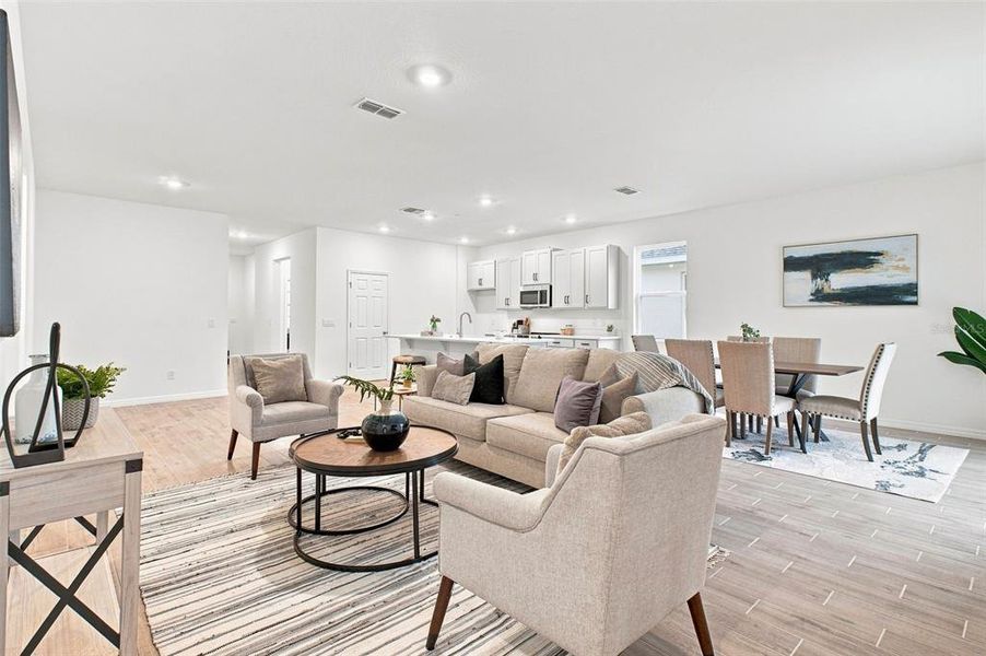 Furnished interior view inside a new home in Brack Ranch, St. Cloud (Image 7).
