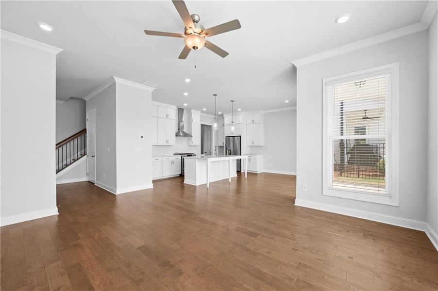 Spacious, unfurnished interior of a new home in Palisades Single Family, Cumming (Image 38).