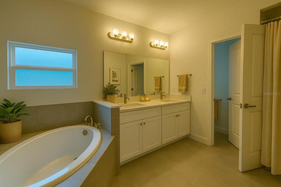 Furnished interior view inside a new home in , Deland (Image 10).