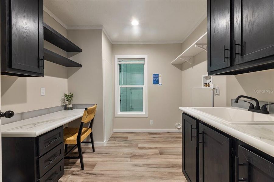 Furnished interior view inside a new home in , Okeechobee (Image 5).