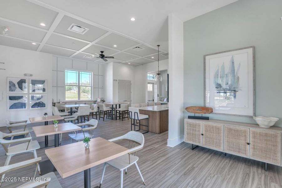 Furnished interior view inside a new home in Everlake at Mandarin, Jacksonville (Image 11).