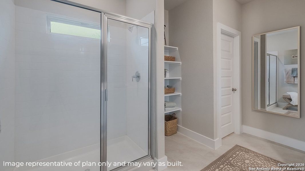Furnished interior view inside a new home in Brookstone Creek, San Antonio (Image 19).