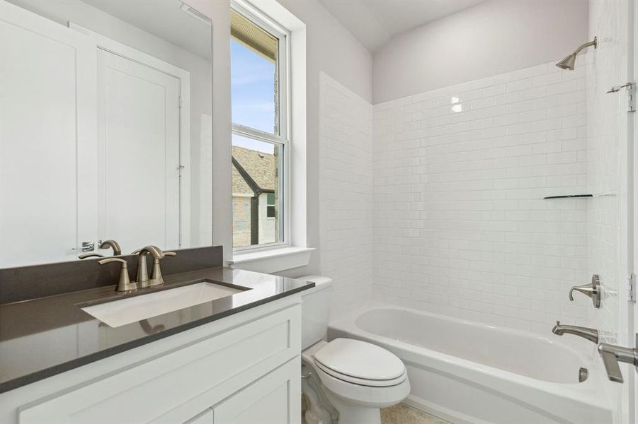 Furnished interior view inside a new home in SoHo Square, Dallas (Image 11).