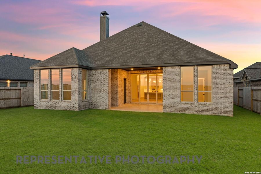 Exterior details and patio area of a home in Briggs Ranch, San Antonio (Image 2). Exterior details and patio area of a home in Briggs Ranch, San Antonio (Image 2).