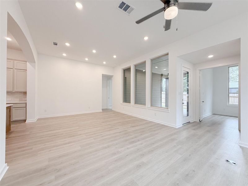 Living and Dining rooms