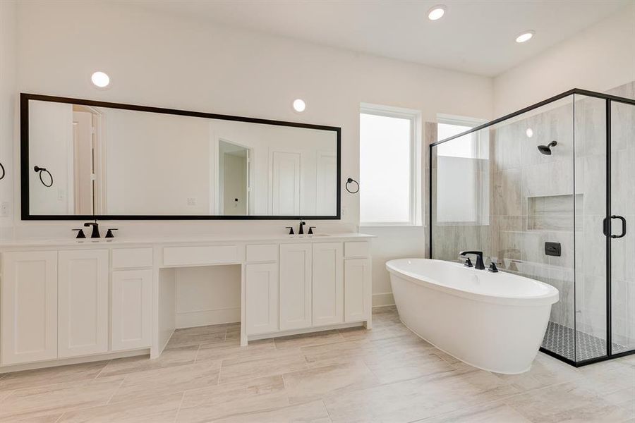 Furnished interior view inside a new home in The Homestead - 62', Rockwall (Image 4).