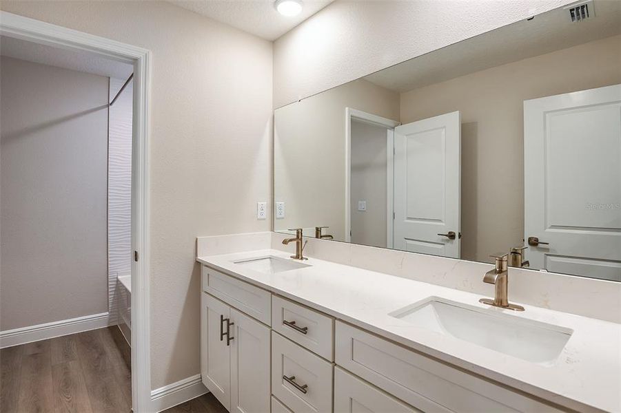 Furnished interior view inside a new home in Pasadena Landing, Wesley Chapel (Image 12). Furnished interior view inside a new home in Pasadena Landing, Wesley Chapel (Image 12).