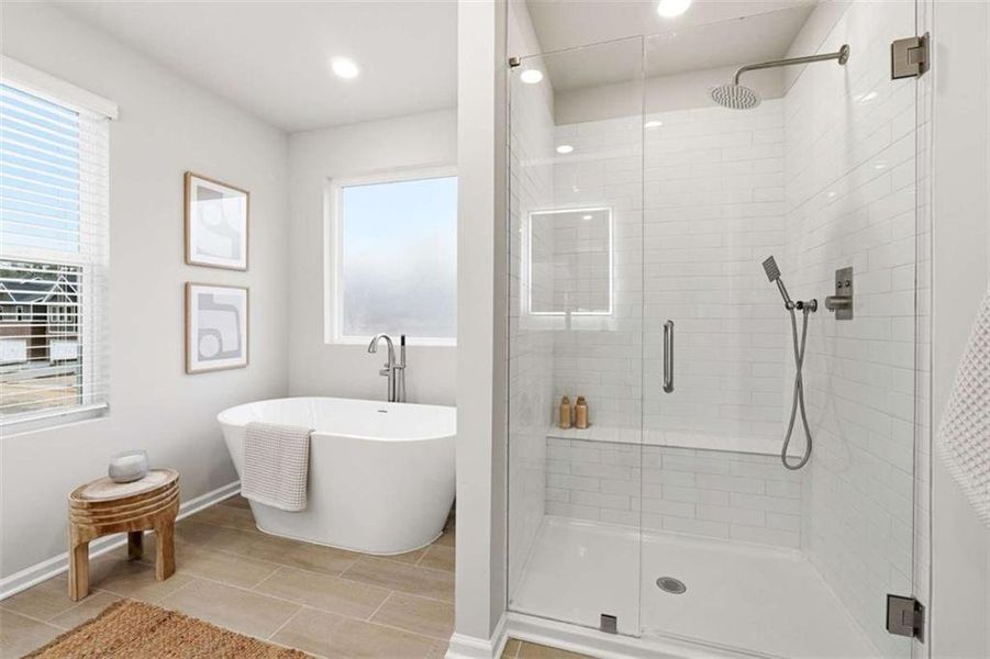 Furnished interior view inside a new home in Concord Oaks, Powder Springs (Image 7). Furnished interior view inside a new home in Concord Oaks, Powder Springs (Image 7).