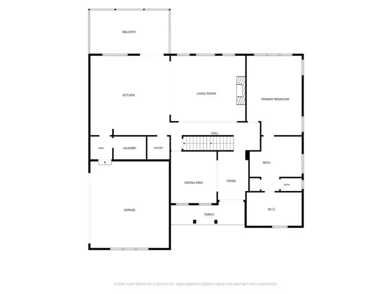 2D floor plan layout of this home in , Dawsonville, GA (Image 5).