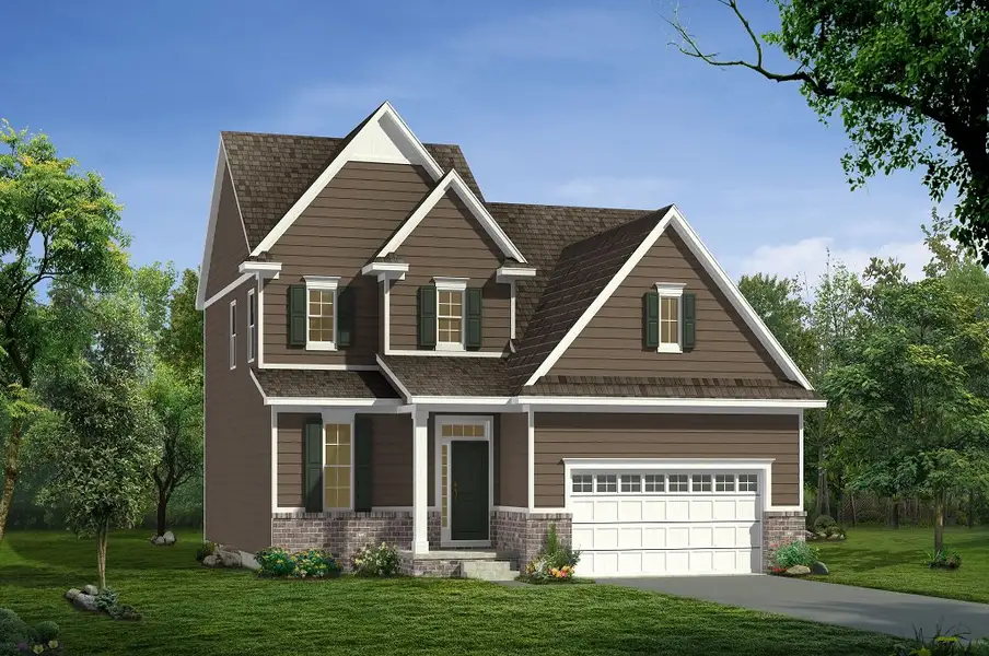 Representative exterior photo of a completed home built from the The Malden by Norfolk Homes in Valleys, Jackson, MI (Image 28).