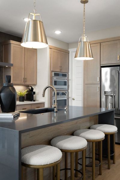 Furnished interior view inside a new home in Terrace Collection At Turner's Crossing, Buda (Image 25).