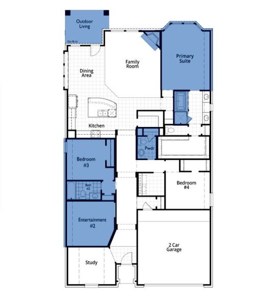 2D floor plan layout of this home in Tavolo Park, Fort Worth, TX (Image 2). 2D floor plan layout of this home in Tavolo Park, Fort Worth, TX (Image 2).