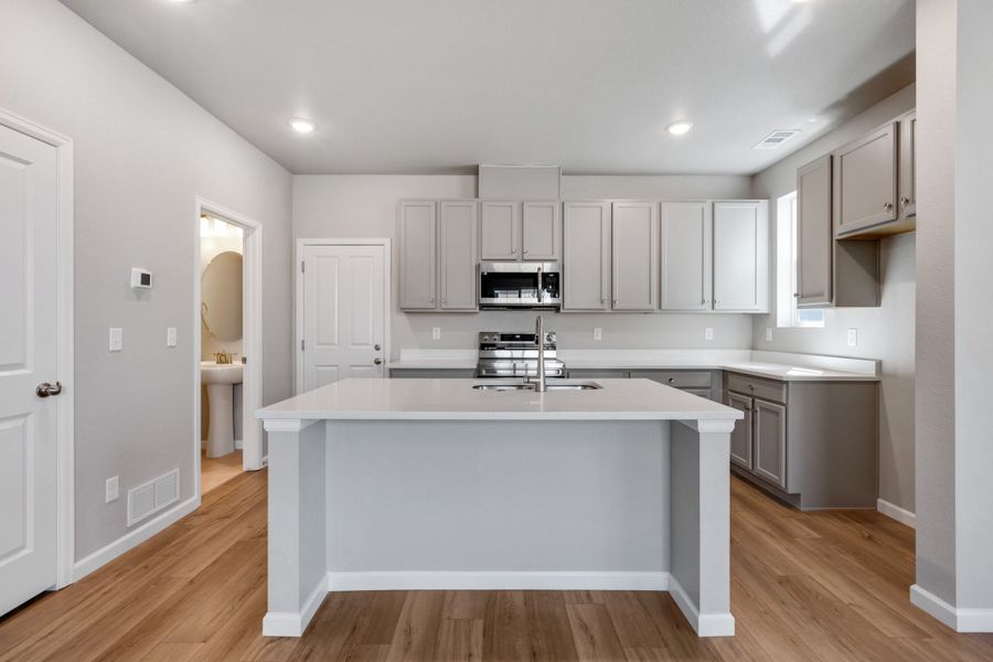Furnished interior view inside a new home in Spring Valley, Longmont (Image 4).