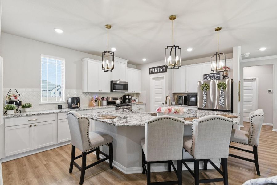 Furnished interior view inside a new home in , Cleveland (Image 30).