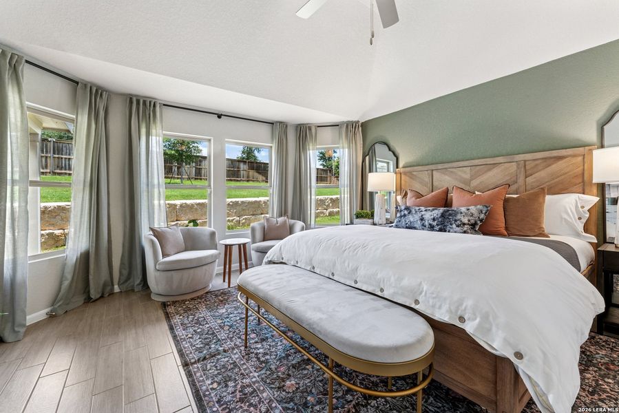 Furnished interior view inside a new home in Cinco Lakes, San Antonio (Image 15).