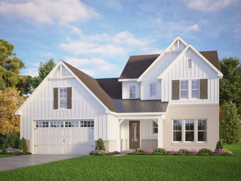 Representative exterior photo of a completed home built from the The Chandler by RobuckHomes in Baylee Ridge, Selma, NC (Image 54).