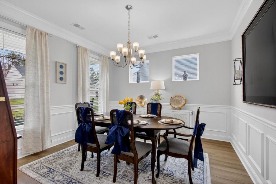 Furnished interior view inside a new home in Parker's Preserve, Ridgeville (Image 11).