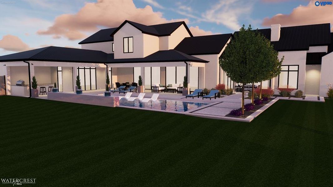 Front exterior of a new home in , Bartonville, TX, highlighting curb appeal (Image 20).