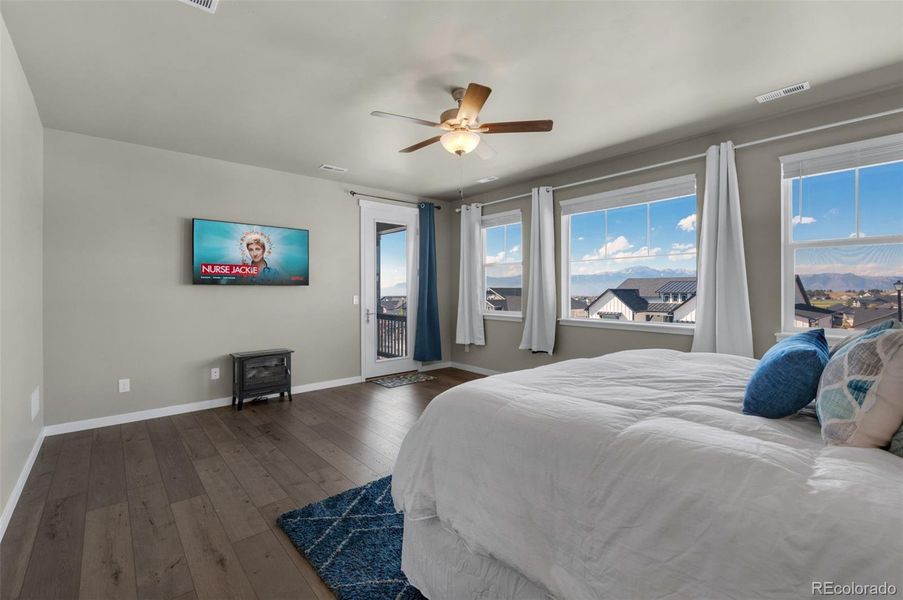 Sweeping Mountain Views From The Primary Suite