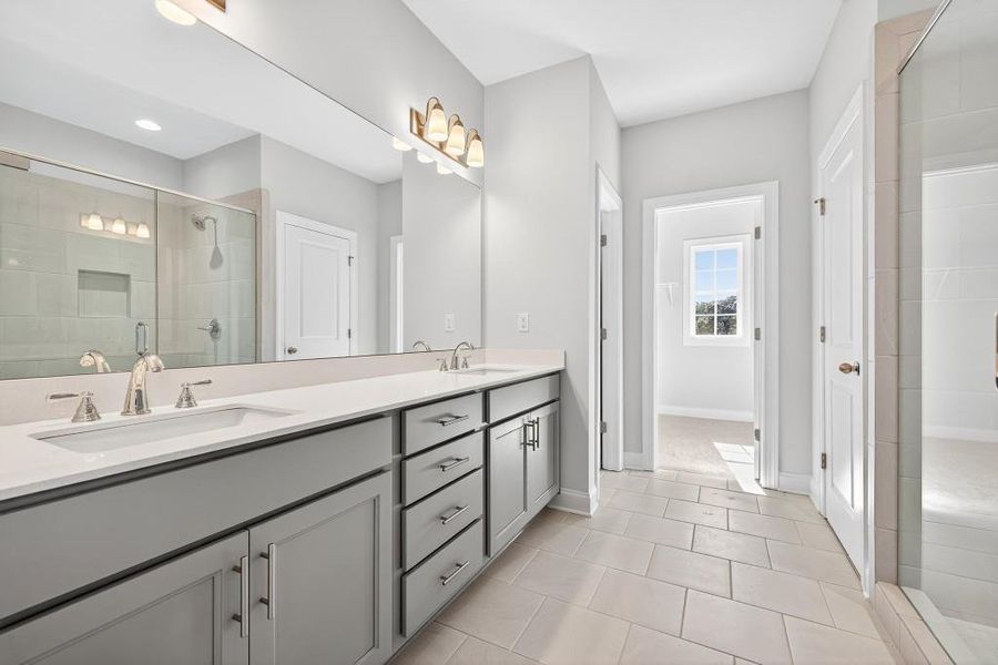 Furnished interior view inside a new home in Hemingway, Flowery Branch (Image 11).