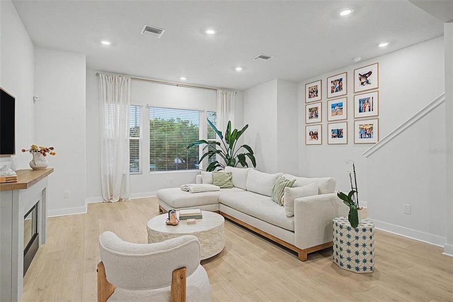 Furnished interior view inside a new home in Apex at Seminole Heights, Tampa (Image 11).