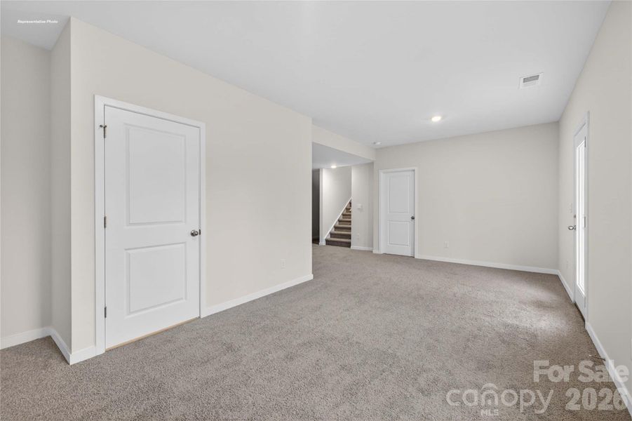 Spacious, unfurnished interior of a new home in The Hamptons at Hickory, Hickory (Image 17).