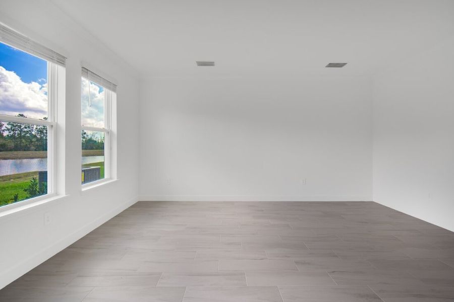 Spacious, unfurnished interior of a new home in Harvest at Ovation, Winter Garden (Image 24). Spacious, unfurnished interior of a new home in Harvest at Ovation, Winter Garden (Image 24).