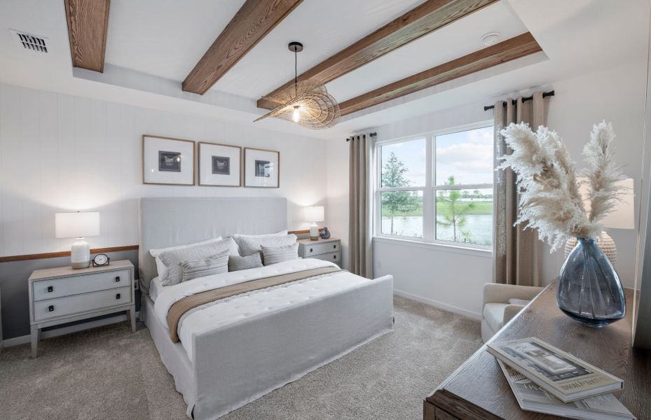 Furnished interior view inside a new home in Del Webb Stone Creek, Ocala (Image 5).