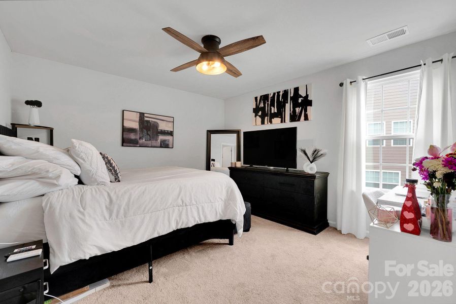 Furnished interior view inside a new home in Falls Cove at Lake Norman, Troutman (Image 33).