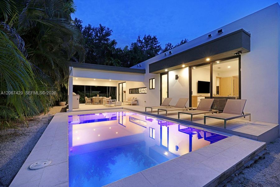 Exterior details and patio area of a home in , Biscayne Park (Image 26). Exterior details and patio area of a home in , Biscayne Park (Image 26).