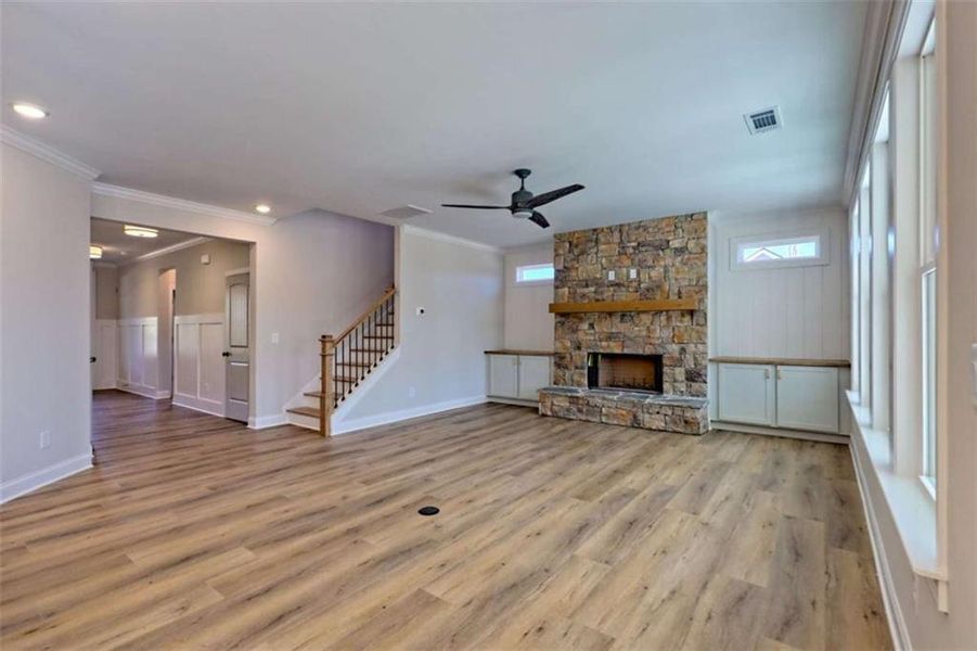 Spacious, unfurnished interior of a new home in , Clarkesville (Image 83).