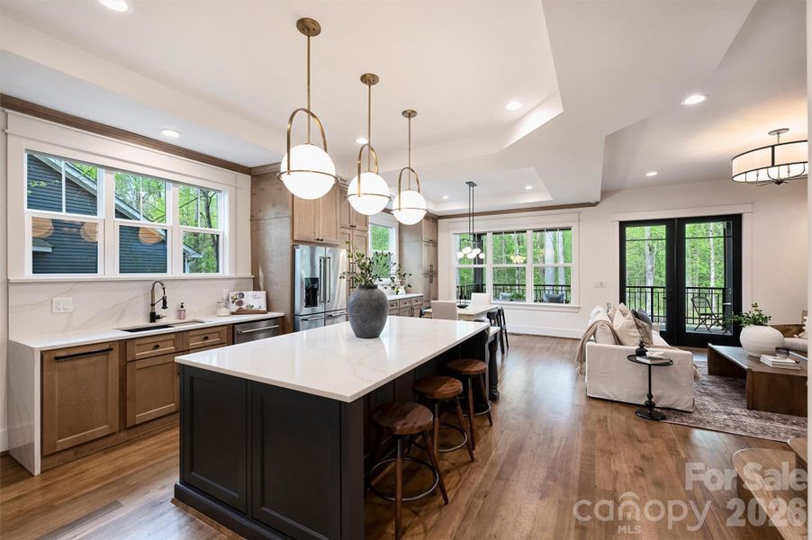 Furnished interior view inside a new home in , Charlotte (Image 9).