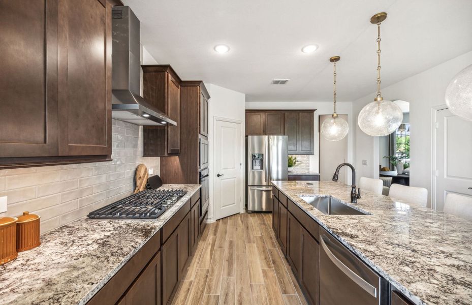 Furnished interior view inside a new home in Westside Preserve, Midlothian (Image 15).