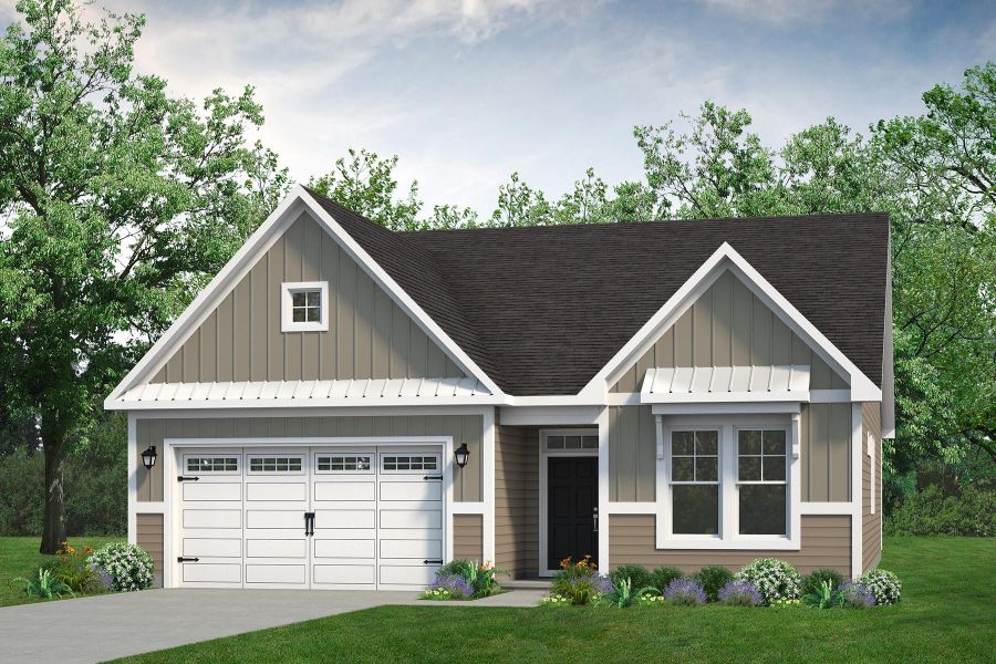 Representative exterior photo of a completed home built from the The Cherry Grove by Chesapeake Homes in Coastal Club of the Carolinas, Calabash, NC (Image 25). Representative exterior photo of a completed home built from the The Cherry Grove by Chesapeake Homes in Coastal Club of the Carolinas, Calabash, NC (Image 25).