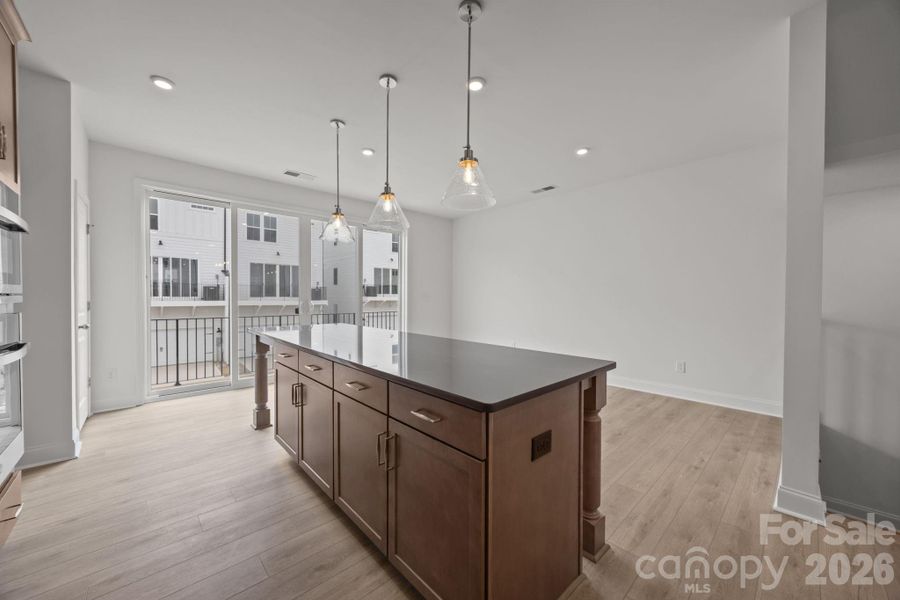 Furnished interior view inside a new home in The River District Townhomes, Charlotte (Image 5).