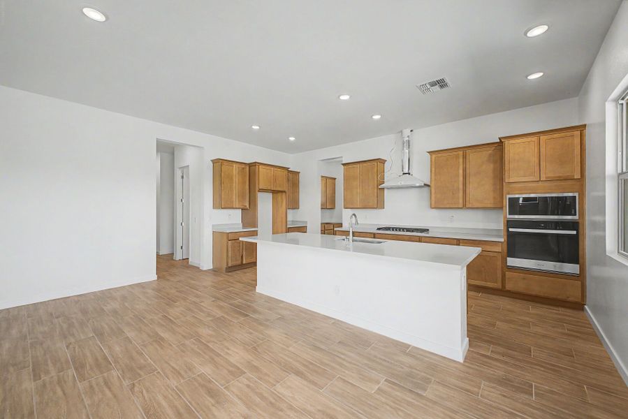 Furnished interior view inside a new home in Landmarke, San Tan Valley (Image 3). Furnished interior view inside a new home in Landmarke, San Tan Valley (Image 3).
