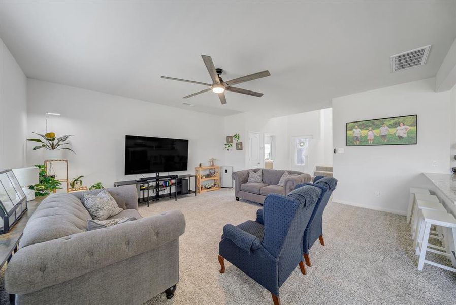 Furnished interior view inside a new home in Vista West, Fort Worth (Image 10).