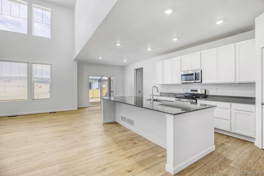 Furnished interior view inside a new home in Riano Ridge, Loveland (Image 5).