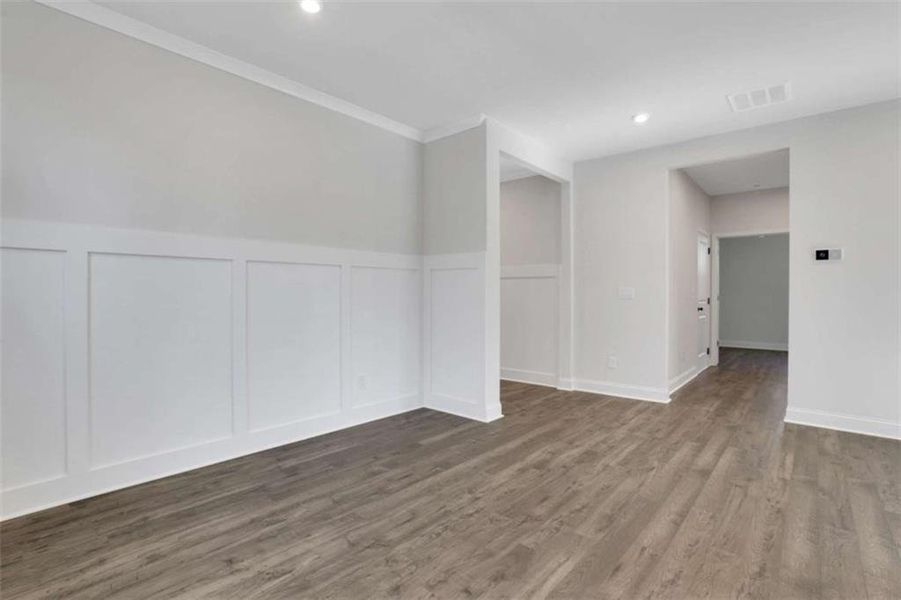 Spacious, unfurnished interior of a new home in The Paddocks at Doc Hughes, Buford (Image 36).