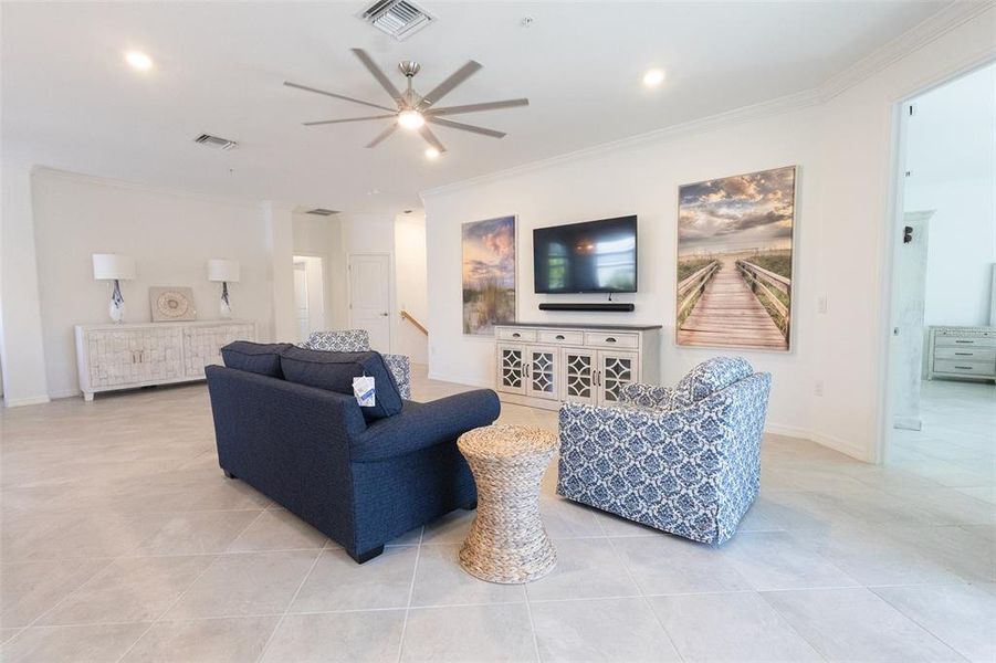 Furnished interior view inside a new home in , Punta Gorda (Image 15). Furnished interior view inside a new home in , Punta Gorda (Image 15).