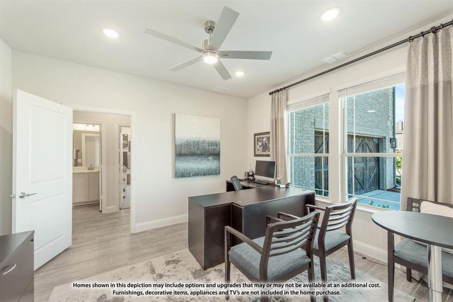 Furnished interior view inside a new home in Ridge Ranch, Mesquite (Image 5).