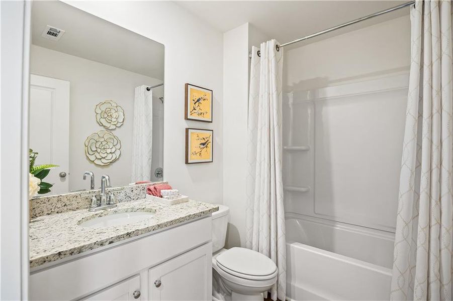 Furnished interior view inside a new home in Old Salem Crossing, Conyers (Image 22).