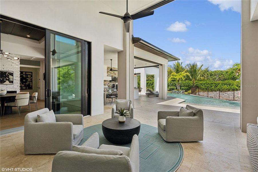 Furnished interior view inside a new home in , Fort Myers (Image 39).