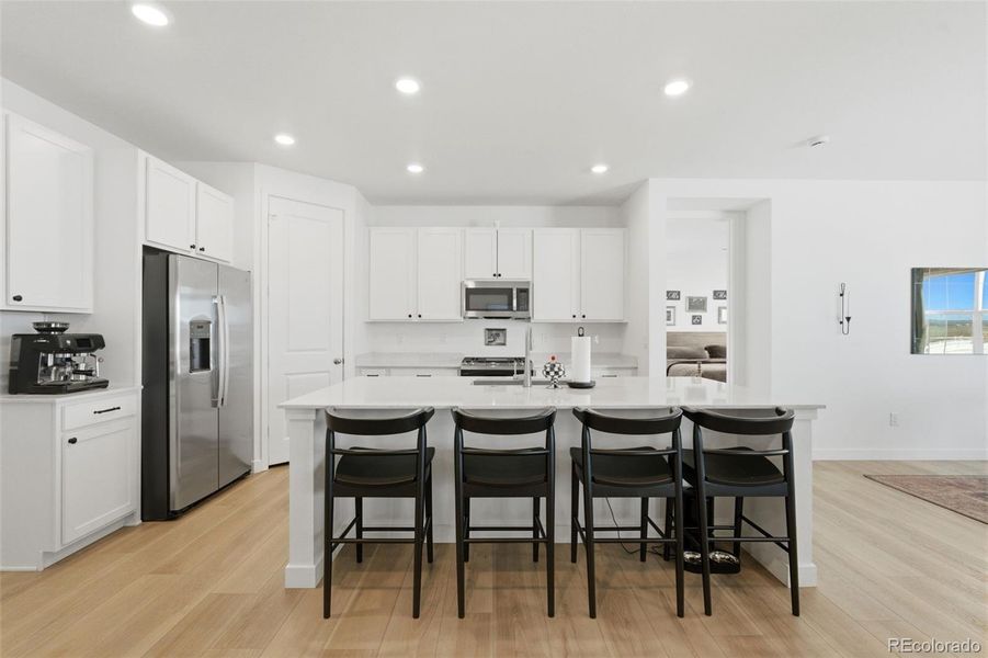 Furnished interior view inside a new home in Harvest Ridge, Aurora (Image 8).