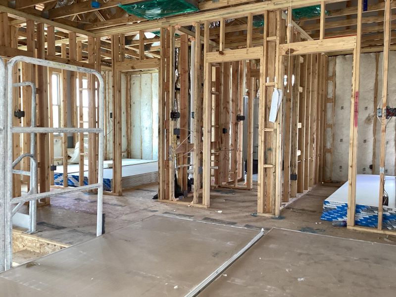 Spacious, unfurnished interior of a new home in The Cottages at Lariat, Liberty Hill (Image 21). Spacious, unfurnished interior of a new home in The Cottages at Lariat, Liberty Hill (Image 21).