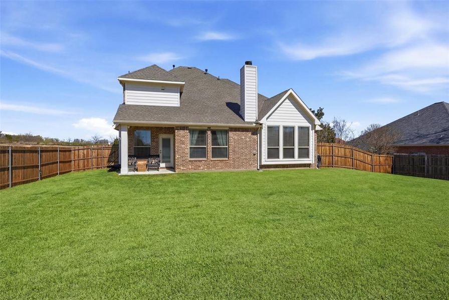 Exterior details and patio area of a home in , Sherman (Image 4). Exterior details and patio area of a home in , Sherman (Image 4).