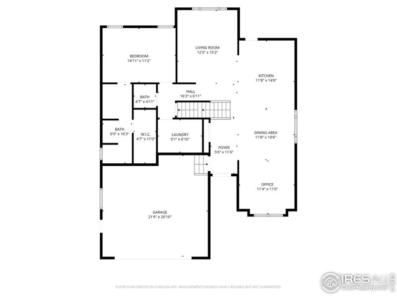 2D floor plan layout of this home in , Windsor, CO (Image 5).