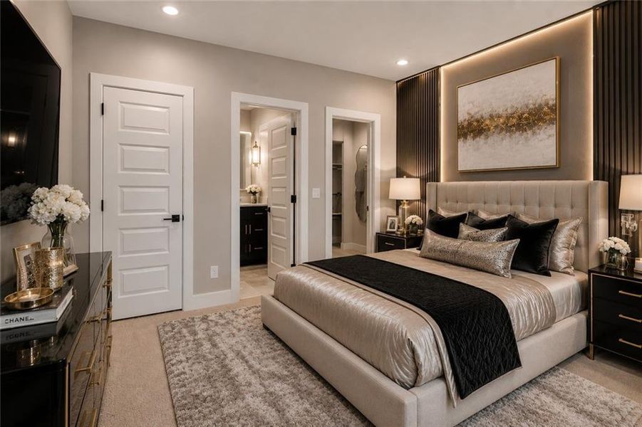 Furnished interior view inside a new home in , Villa Rica (Image 7).